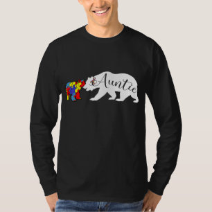 T-shirt Tante Ours Sensibilisation sur l'autisme Mois Tant