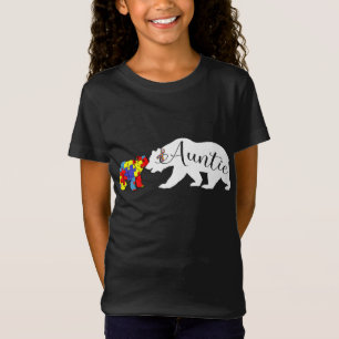 T-Shirt Tante Ours Sensibilisation sur l'autisme Mois Tant