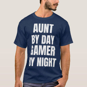 T-shirt Tante Par Jeu De Jour Par Nuit