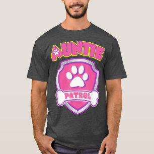 T-shirt Tante PatrolChien Maman Papa Drôle Drôle Cade