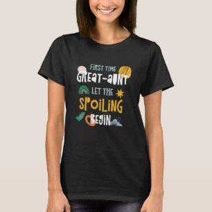 T-shirt Tante pour la première fois laisse le gâchis comme