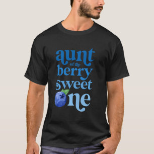 T-shirt Tante Premier anniversaire Berry Sweet One Blueber