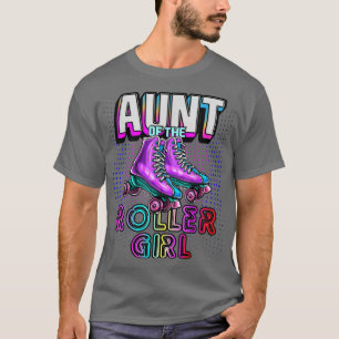 T-shirt Tante Roller Girl Roller Skating Birthday Matchi