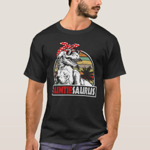 T-shirt Tante Saurus Rex Dinosaure Tante Saurus Famille Ma