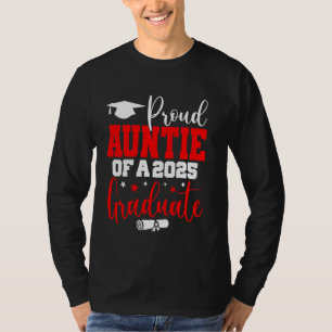 T-shirt Tante Senior 2025 Fier Tante D'Une Classe De 2025