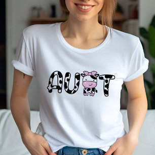 T-Shirt Tante Vache Chemise d'Anniversaire À Thème