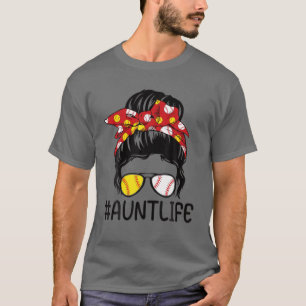 T-shirt Tante Vie Baseball Softball Mothers Day Funny Tant