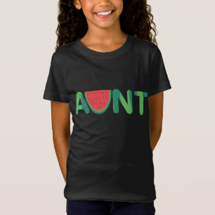 T-Shirt Tante Watermelon Tante Melon mignonne Graphisme