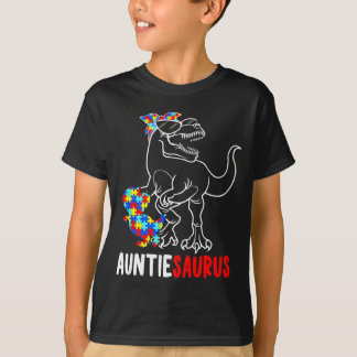 T-shirt Tanteisaurus T Rex Dinosaure Autisme Sensibilisati