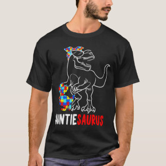 T-shirt Tanteisaurus T Rex Dinosaure Autisme Sensibilisati