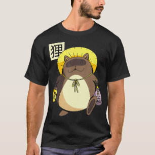 T-shirt Tanuki Japonais Marten Chien Bake Danuki animaux 
