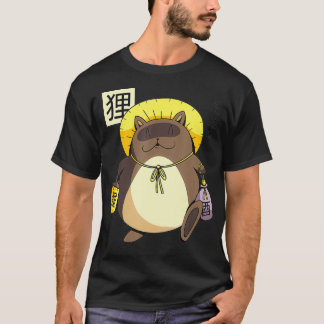 T-shirt Tanuki Japonais Marten Chien Bake Danuki animaux 