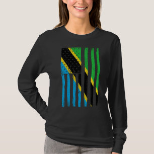 T-shirt tanzanie chemise africaine drapeau tanzanien chemi