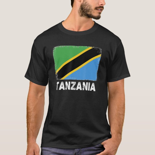 T-shirt Tanzanie Drapeau soutien peuple tanzanien Femmes H (Devant)