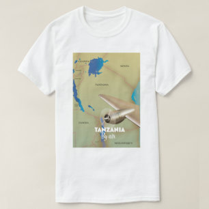 T-shirt Tanzanie par avion