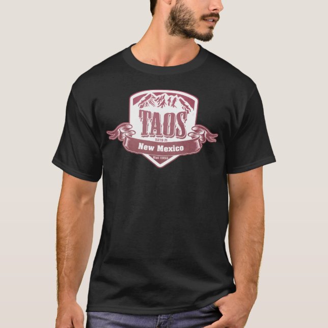 T-shirt Taos Nouveau-Mexique Station de ski (Devant)