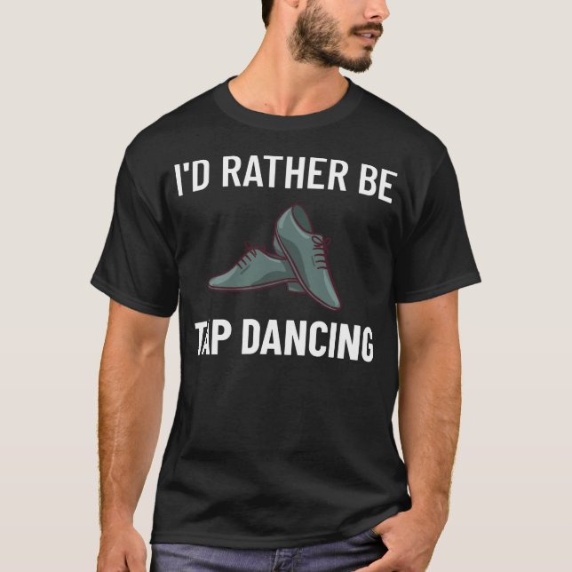 T-shirt Tap Dance Débutant Chaussures Musique Leçons Danse (Devant)