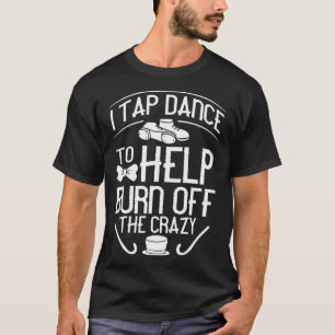 T-shirt Tap Dance Débutant Chaussures Musique Leçons Entra