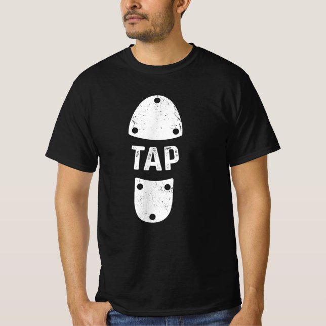T-shirt Tap Dancer Chaussure Tap Dance (Devant)