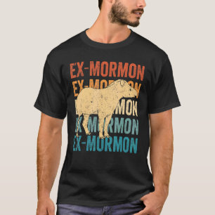 T-shirt Tapir de cheval Ex-mormon LDS Rétro Exmo Ex-Mormon