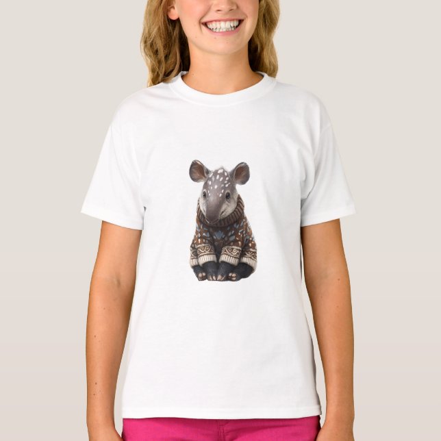 T-shirt Tapir Enfant Sweater Tacheté (Devant)