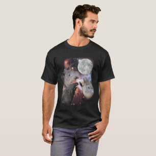 T-shirt Tapirs Trois Lunes Drôle Mignonne Tapir Parodie Te