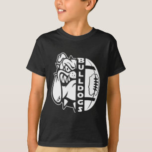 T-shirt Tapis Amusant Demi-Ballon de Football Visage Boule