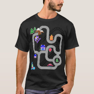 T-shirt Tapis de jeu Train de Voitures pour la Fête des Pè