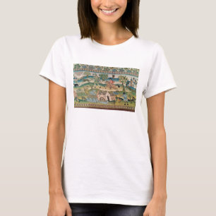 T-shirt Tapis de Tableau de Bradford, détail des scènes