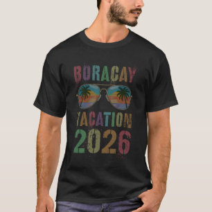 T-shirt Tapis de voyage de natation de vacances vintage Bo