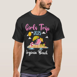 T-shirt Tapis de voyage d'été 2025 pour filles à Virginia