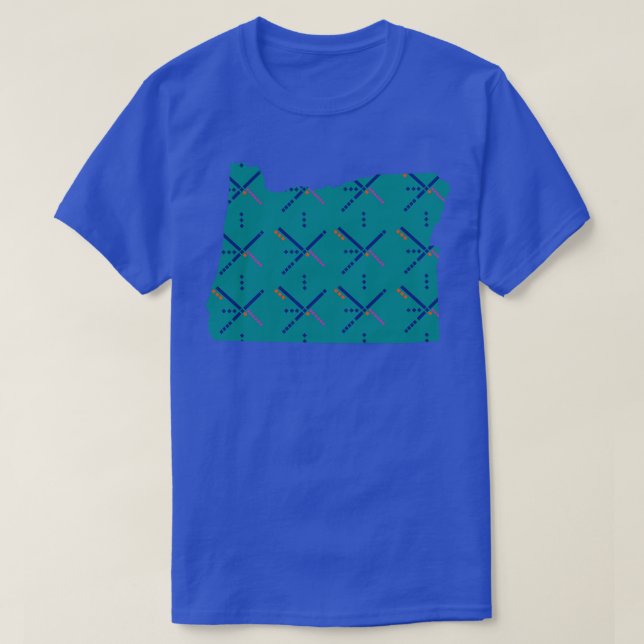 T-shirt Tapis PDX Portland Oregon (Design devant)