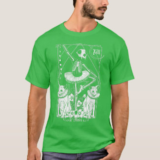 T-shirt Tapisserie de Tarot de Mort Chat La Mort Tarot de 