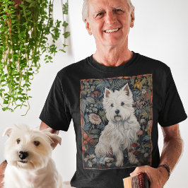 T-shirt Tapisserie du jardin Westie à William Morris
