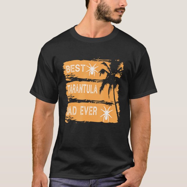 T-shirt Tarantulabest Tarantula Papa Ever Vintage Tarantul (Devant)
