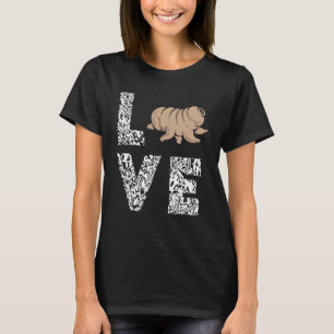 T-shirt Tardigrade Love Science Microbiologie Ours d'eau