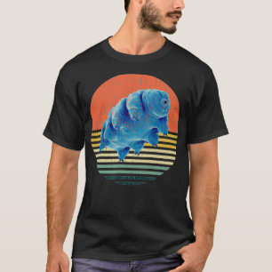 T-shirt Tardigrade Vintage Rétro Microbiologie Eau cadeau 
