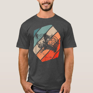 T-shirt Target Wild Boar Retro Vintage Wild Boar Chasse W