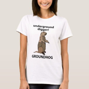 T-shirt Tarière de marmotte drôle