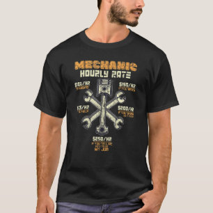 T-shirt Tarif Horaire Mécanicien Clés Outils