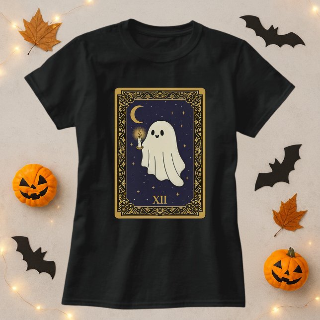 T-shirt Tarot fantôme d'Halloween (Créateur téléchargé)