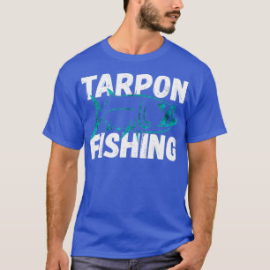 T-shirt Tarpon Fly Fishing Sea Fish Art Fishermen