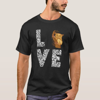 T-shirt Tarsier Love Leopard Philippine Animal Tarsier Mon