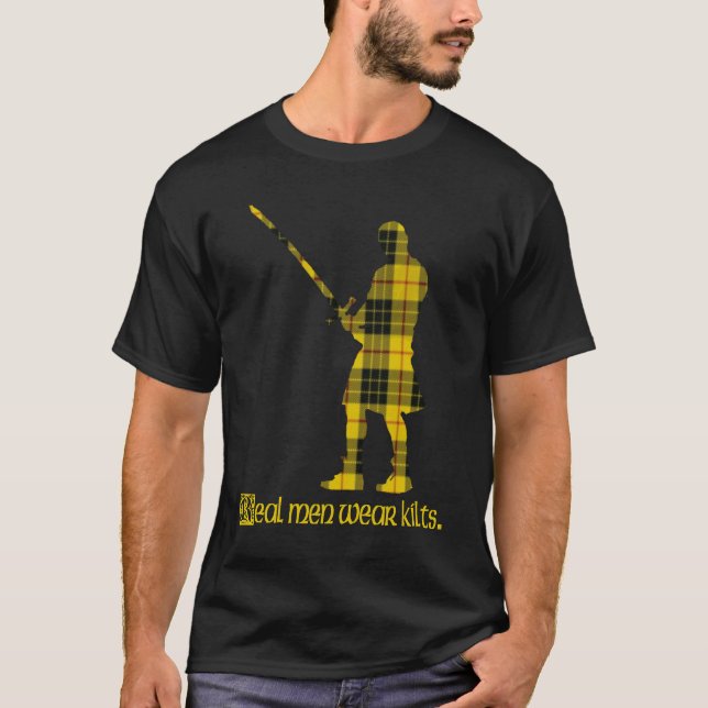 T-shirt Tartan écossais 2 de MacLeod de vrais kilts de (Devant)
