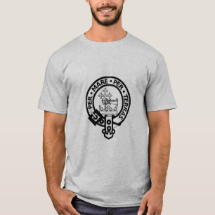 T-shirt Tartan et crête écossais de Donald de clan