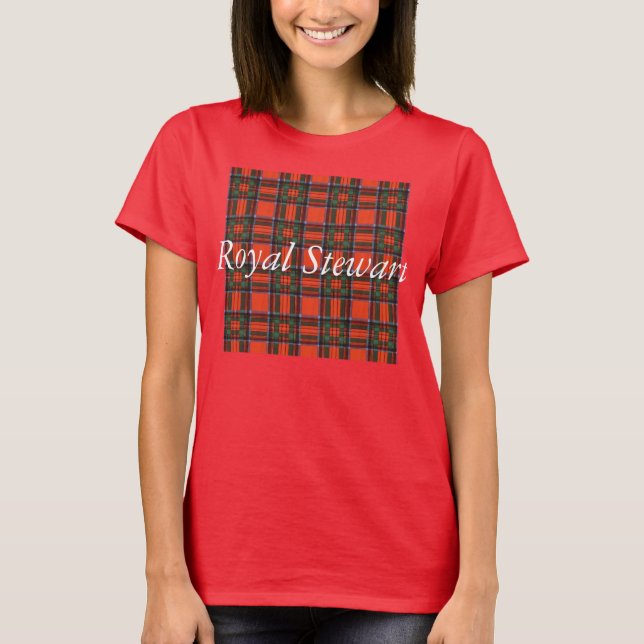 T-shirt Tartan royal d'écossais de plaid de clan de (Devant)