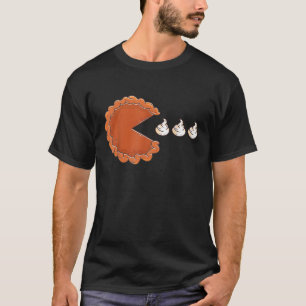 T-shirt Tarte à la citrouille drôle Manger de la crème fou