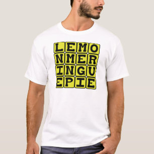 T-shirt Tarte au citron meringué, dessert d'agrumes
