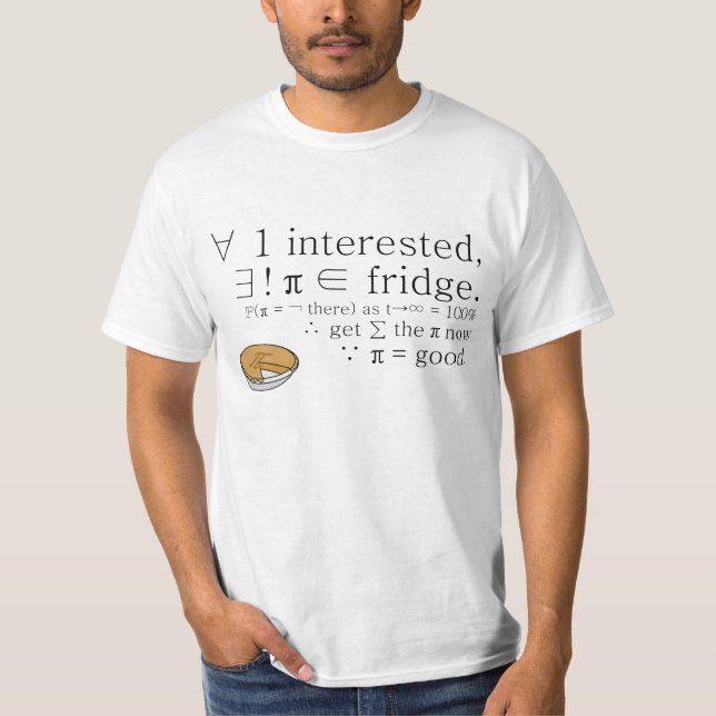 T-shirt Tarte dans le réfrigérateur (Devant)