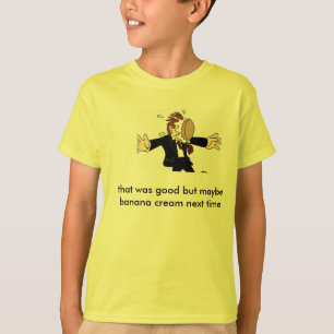 T-shirt tarte dans le visage